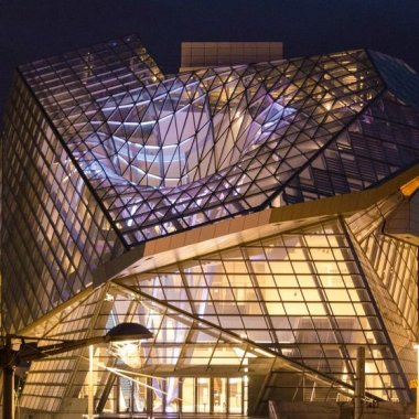musee des confluence nuit