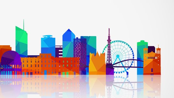 skylines figurative lyon multicolore 2