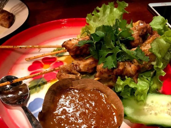 brochettes poulet thailandais riviere kwai lyon
