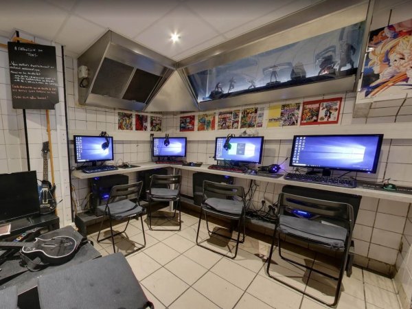 ancienne cuisine salle jeux reseau consoles bar a jeux afk lyon