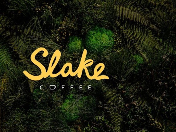 logo slake coffee shop lyon