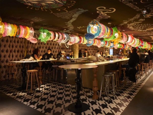 bar du restaurant mama shelter lyon