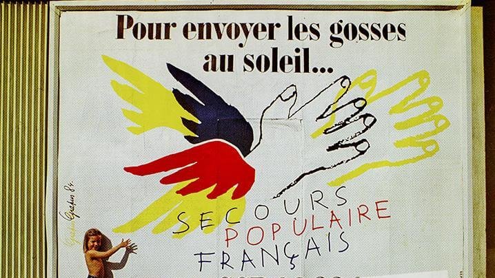 logo secours populaire grapiste gerard paris clavel