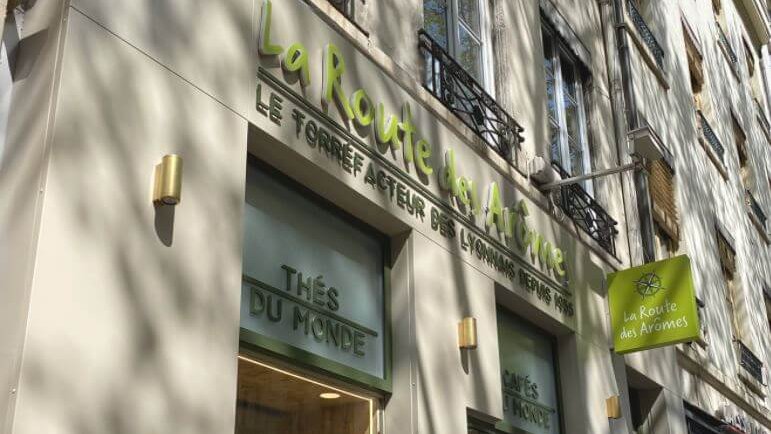 devanture la route des aromes lyon 6 cours franklin roosevelt