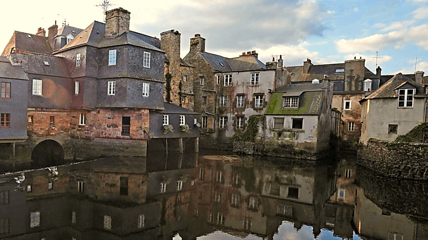 centre ville riviere landerneau bretagne