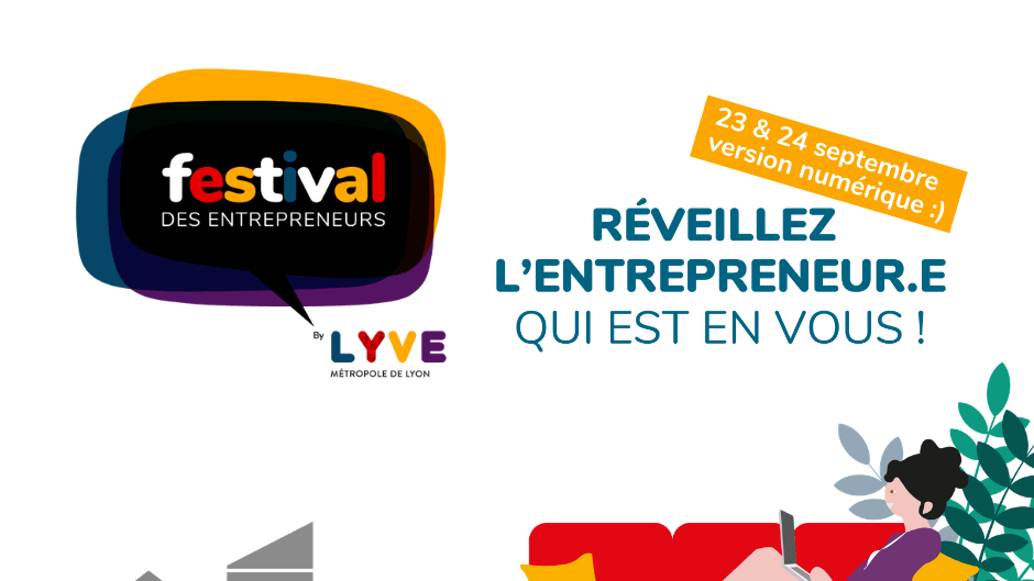 affiche du festival des entrepreneurs de lyon lyve 2022