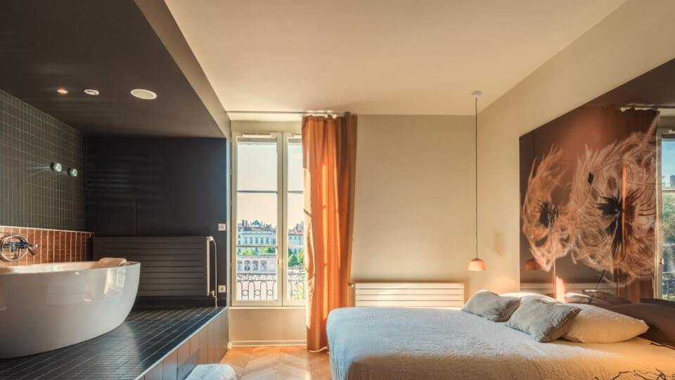 suite de luxe bellecour du groupe hotelier mi hotel