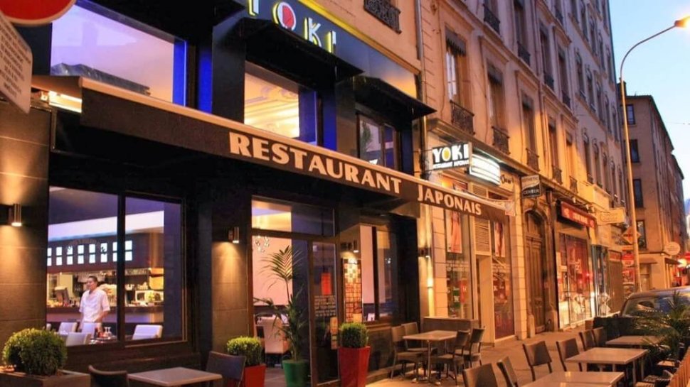 terrasse restaurant gastronomique japonais yoki lyon part dieu