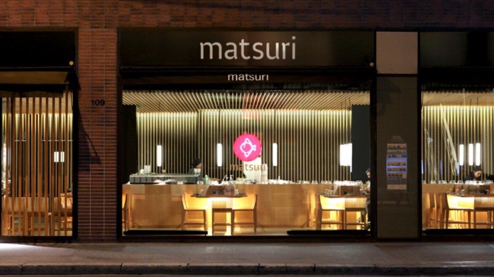 vitrine illuminee restaurant japonais matsuri lyon part dieu