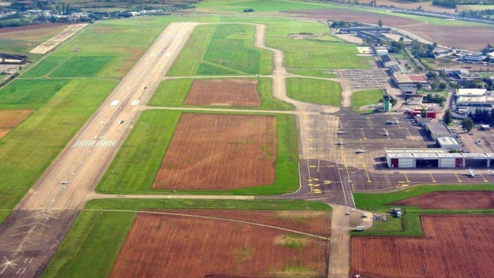 aeroport affaires lyon bron vue du ciel