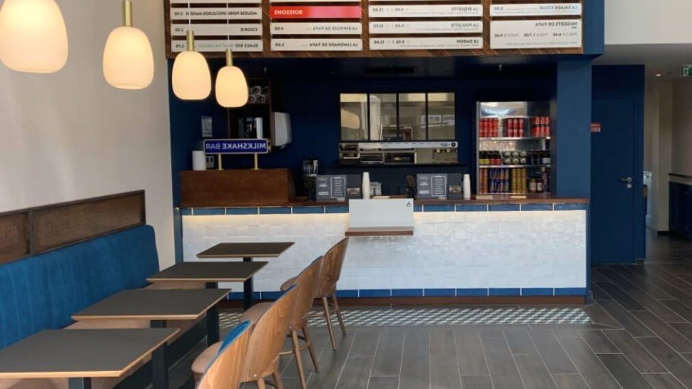 comptoir salle les burgers de papa centre commercial saint genis laval