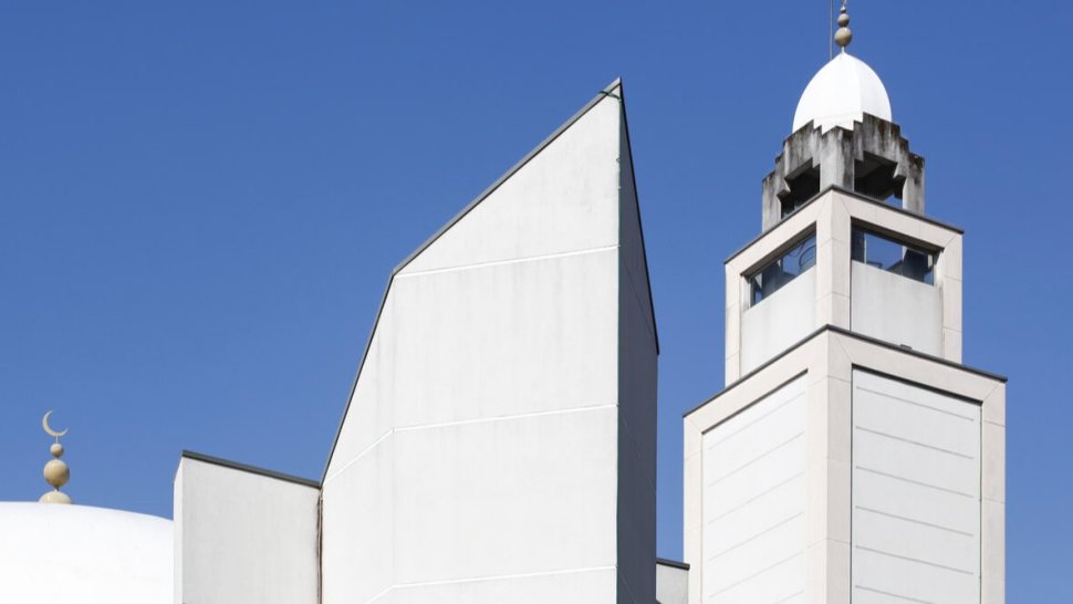 minaret de la grandes mosquee de lyon