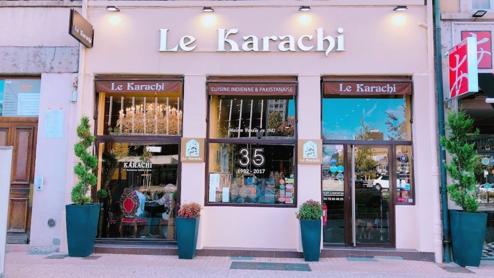 devanture restaurant indien le karachi lyon