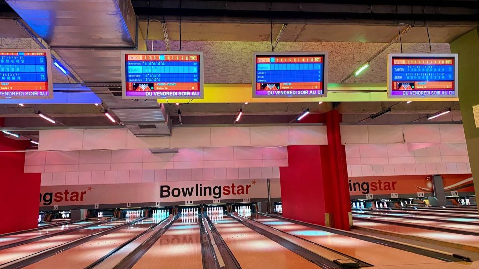 les pistes du bowlingstar a lyon