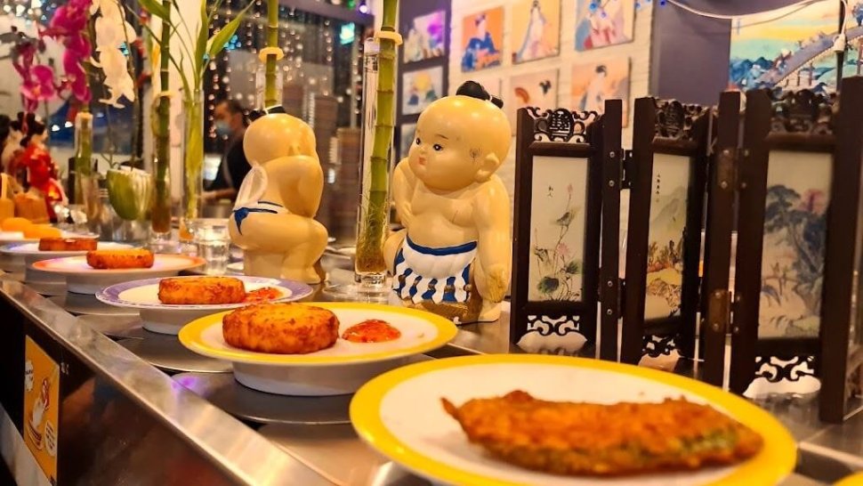 restaurant japonais yzumi sushi a volonte plateau tournant lyon 6