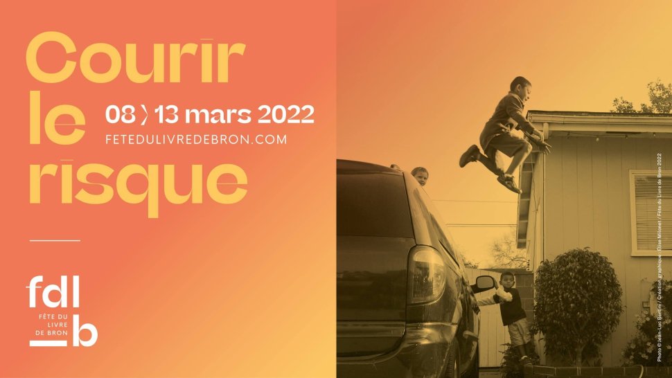 affiche de la fete du livre de bron de 2022