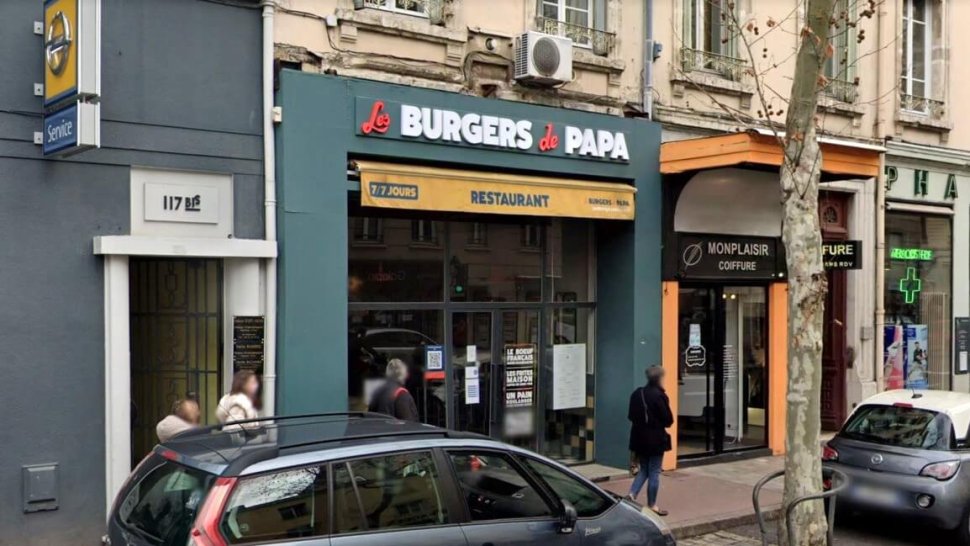 devanture les burgers de papa lyon 8 freres lumiere