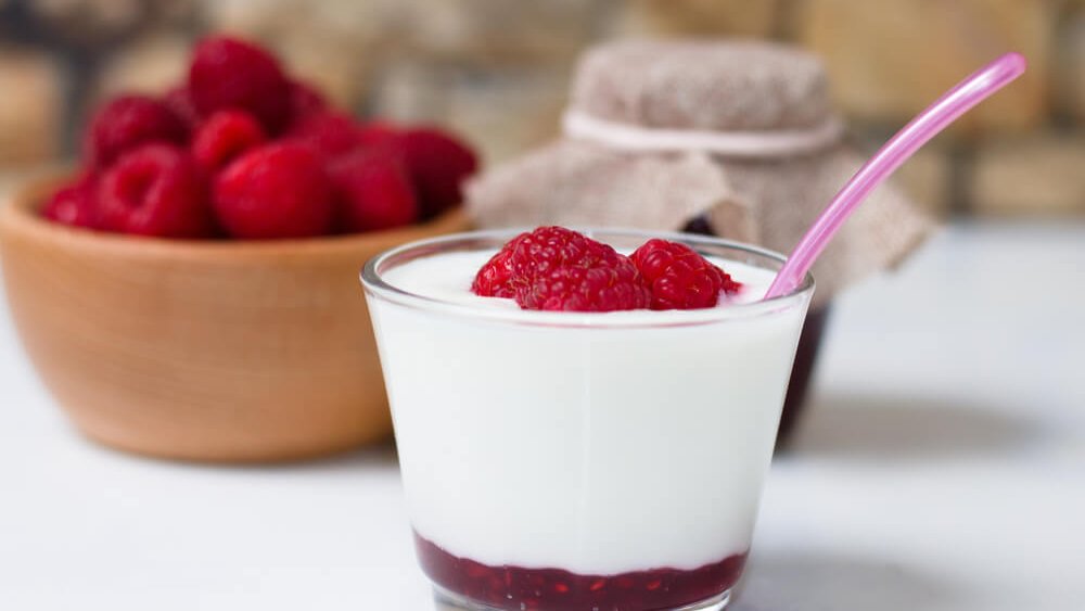 yaourt islandais skyr fraises