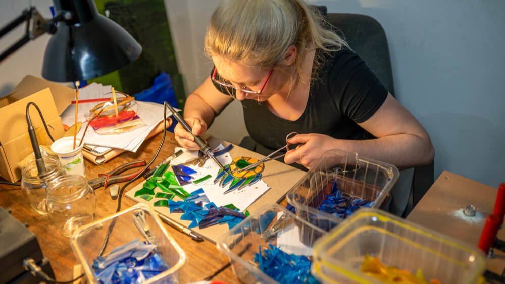 atelier soudure vitraux verre lyon