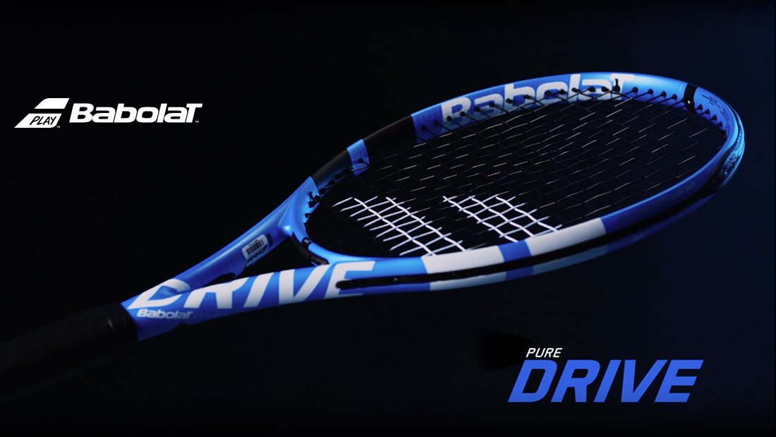 raquette de tennis pure drive du fabricant lyonnais babolat