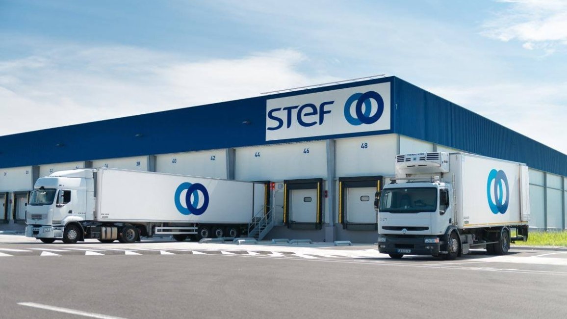 entrepot logistique lyonnais du groupe stef