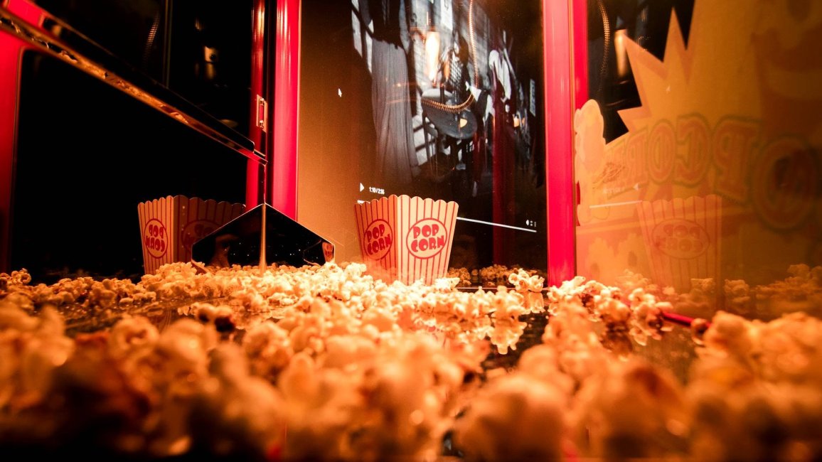 distributeur de pop corn de la salle clap escape game a lyon