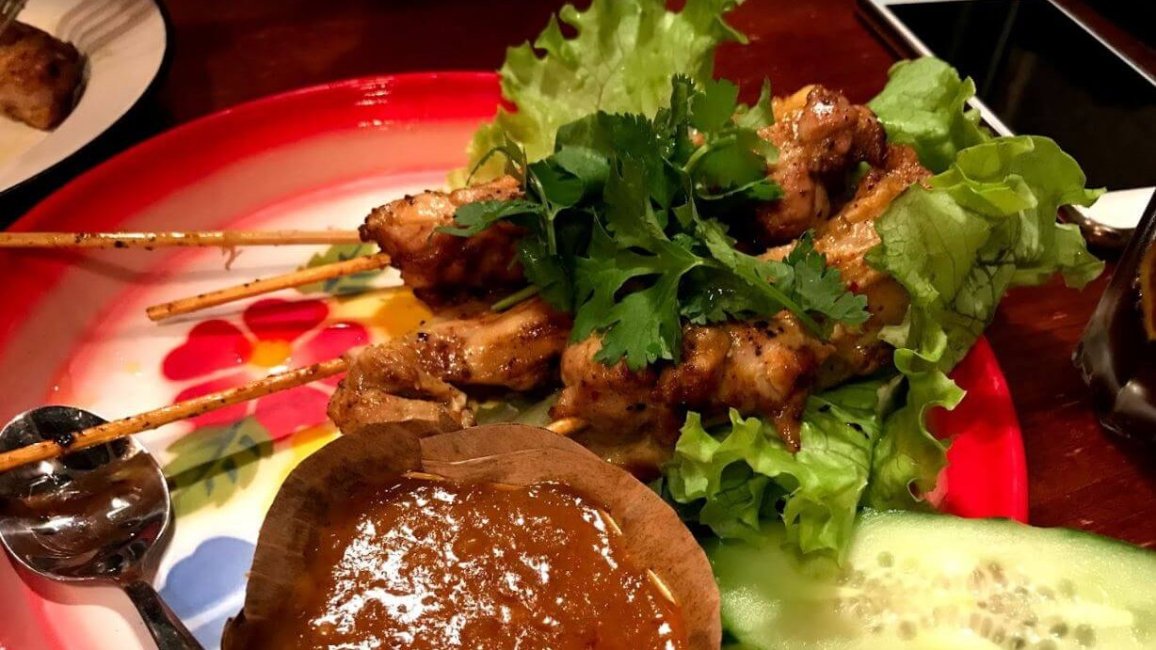 brochettes poulet thailandais riviere kwai lyon