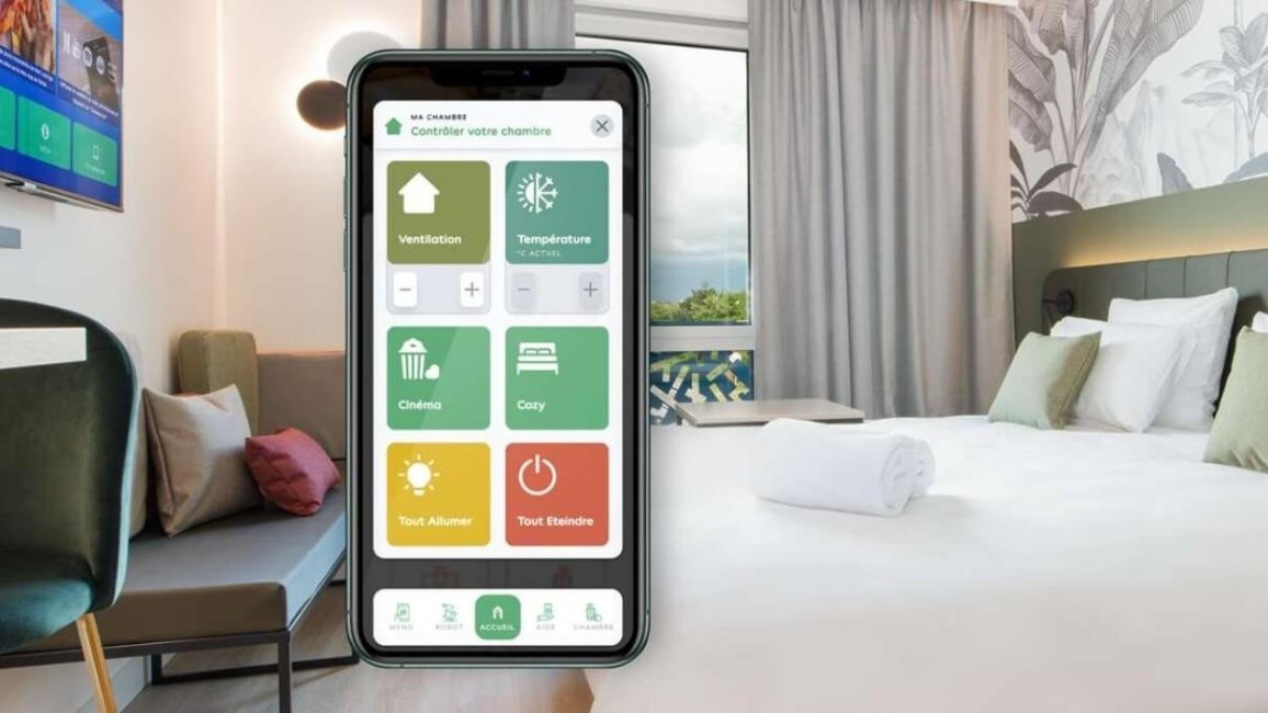 application domotique de pilotage de chambre dans l hotel campanile smart lyon est a bron