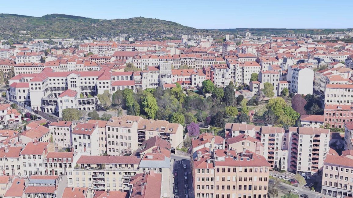 parc sutter sur le pentes de la croix rousse