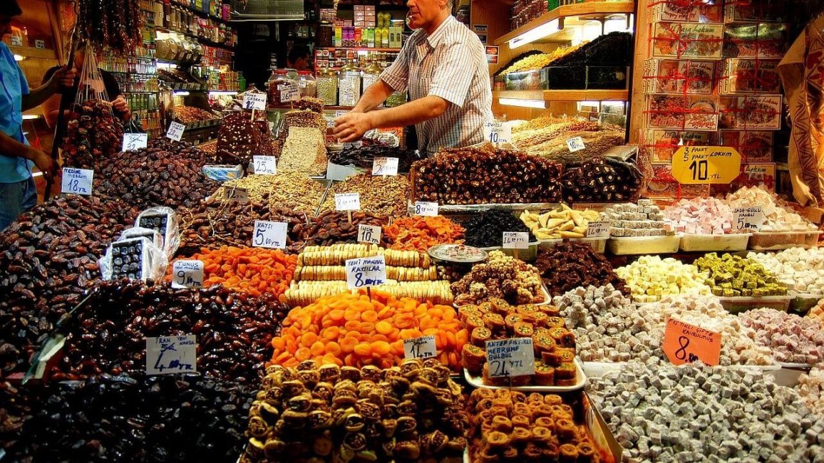 fruits seches au spice bazaar d istanbul