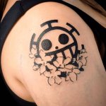 tatouage floral realise au salon lumenia tattoo a lyon