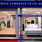 entree principale de la boutique simmons a lyon