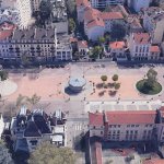 place ambroise courtois vue du ciel lyon