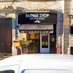 devanture du salon barbershop haircut shaves a lyon