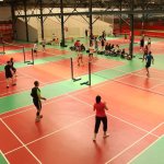terrains de badminton dans le parc de loisirs indoor we are sports lyon