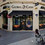 devanture du bureau de change global cash opera a lyon