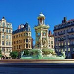 fontaine de la place des jacobons a lyon