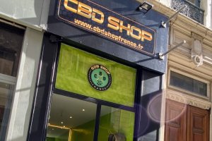 devanture enseigne magasin cbd shop france ainay lyon