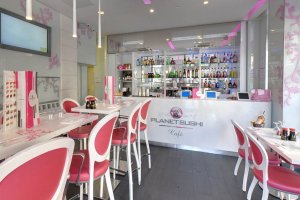 comptoir salle restaurant planet sushi lyon brotteaux