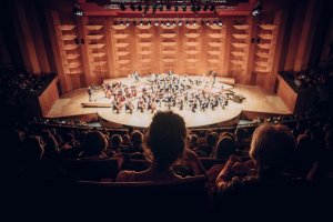 scene depuis gradins auditorium lyon