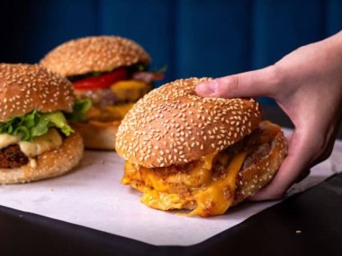 cheddar coulant les burgers de papa lyon