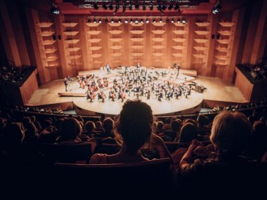 scene depuis gradins auditorium lyon