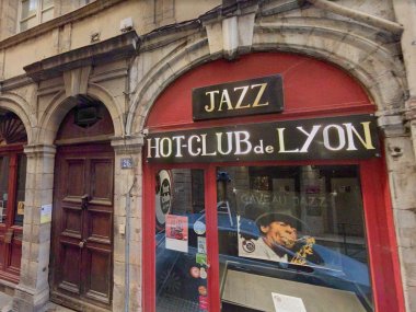devanture hot club jazz lyon