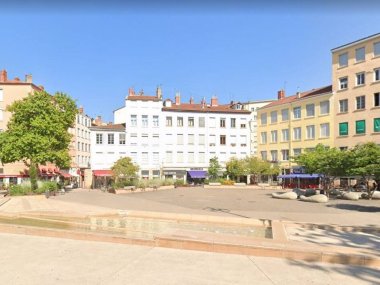 vue ensemble place des tapis lyon