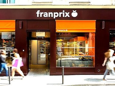devanture superette franprix a lyon