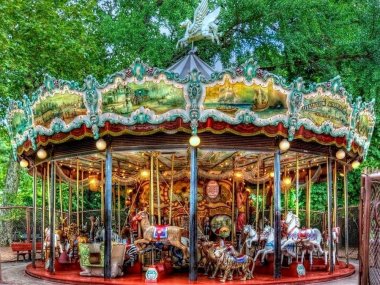 grand carrousel parc tete or apres midi