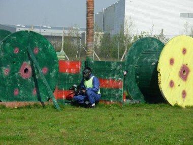 paintball nature game terrain