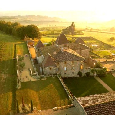 chateau la gallee domaine vu du ciel