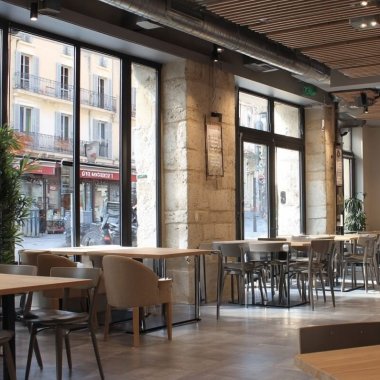 amenagement chr d un nouvel etablissement de restauration au centre de lyon