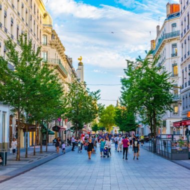 rue pietonne de la republique lyon